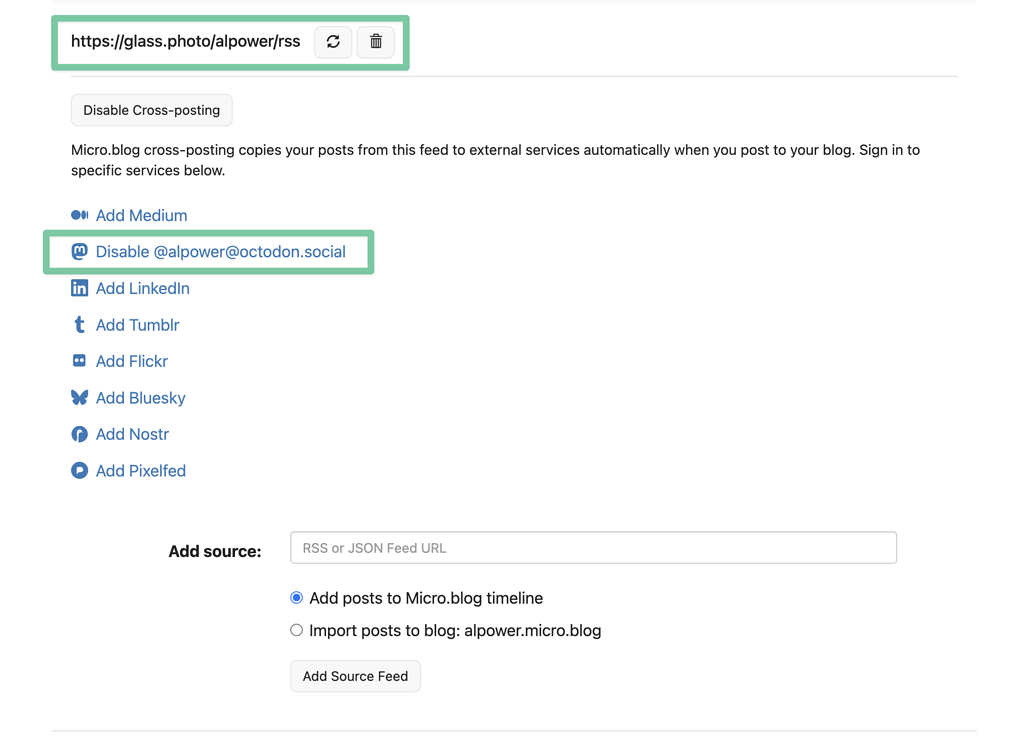 Cross posting from Glass to MB Timeline and Mastodon - Cross-posting ...